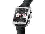  Shop Authentic Tag Heuer Monaco Automatic Chronograph Black Dial Black Leather Strap Watch for Men - CBL2113.FC6177 - Luxxuri