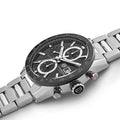  Shop Authentic Tag Heuer Carrera Automatic Chronograph Black Dial Silver Steel Strap Watch for Men - CBM2110.BA0651 - Luxxuri