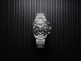  Shop Authentic Tag Heuer Carrera Automatic Chronograph Black Dial Silver Steel Strap Watch for Men - CBM2110.BA0651 - Luxxuri