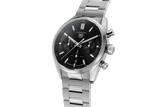 Shop Authentic Tag Heuer Carrera Chronograph Black Dial Silver Steel Strap Watch for Men - CBN2010.BA0642 - Luxxuri