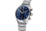  Shop Authentic Tag Heuer Carrera Chronograph Blue Dial Silver Steel Strap Watch for Men - CBN2011.BA0642 - Luxxuri