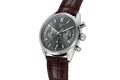 Tag Heuer Carrera Chronograph Grey Dial Brown Leather Strap Watch for Men - CBN2012.FC6483