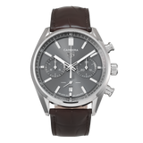  Shop Authentic Tag Heuer Carrera Chronograph Grey Dial Brown Leather Strap Watch for Men - CBN2012.FC6483 - Luxxuri