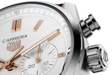  Shop Authentic Tag Heuer Carrera Chronograph White Dial Brown Leather Strap Watch for Men - CBN2013.FC6483 - Luxxuri
