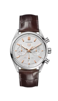  Shop Authentic Tag Heuer Carrera Chronograph White Dial Brown Leather Strap Watch for Men - CBN2013.FC6483 - Luxxuri
