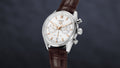  Shop Authentic Tag Heuer Carrera Chronograph White Dial Brown Leather Strap Watch for Men - CBN2013.FC6483 - Luxxuri