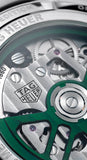  Shop Authentic Tag Heuer Carrera Automatic Chronograph Limited Edition Green Dial Silver Steel Strap Watch for Men - CBN2014.EB0240 - Luxxuri