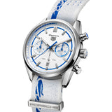  Shop Authentic Tag Heuer Carrera Porsche RS 2.7 Automatic Chronograph White Dial White Nylon Strap Watch for Men - CBN2016.EB0275 - Luxxuri