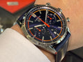  Shop Authentic Tag Heuer Carrera Chronograph Blue Dial Blue Leather Strap Watch for Men - CBN201D.FC6543 - Luxxuri