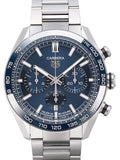  Shop Authentic Tag Heuer Carrera Chronograph Blue Dial Silver Steel Strap Watch for Men - CBN2A1A.BA0643 - Luxxuri