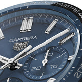  Shop Authentic Tag Heuer Carrera Chronograph Blue Dial Silver Steel Strap Watch for Men - CBN2A1A.BA0643 - Luxxuri
