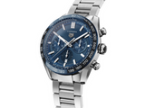  Shop Authentic Tag Heuer Carrera Chronograph Blue Dial Silver Steel Strap Watch for Men - CBN2A1A.BA0643 - Luxxuri