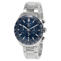  Shop Authentic Tag Heuer Carrera Chronograph Blue Dial Silver Steel Strap Watch for Men - CBN2A1A.BA0643 - Luxxuri