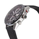  Shop Authentic Tag Heuer Carrera Chronograph Black Dial Black Rubber Strap Watch for Men - CBN2A1AA.FT6228 - Luxxuri