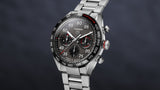  Shop Authentic Tag Heuer Carrera Porsche Chronograph Grey Dial Silver Steel Strap Watch for Men - CBN2A1F.BA0643 - Luxxuri