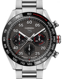  Shop Authentic Tag Heuer Carrera Porsche Chronograph Grey Dial Silver Steel Strap Watch for Men - CBN2A1F.BA0643 - Luxxuri
