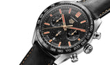  Shop Authentic Tag Heuer Carrera Year of The Rabbit Automatic Chronograph Black Dial Black Leather Strap Watch for Men - CBN2A1L.FC6521 - Luxxuri