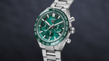  Shop Authentic Tag Heuer Carrera Chronograph 44mm Green Dial Silver Steel Strap Watch for Men - CBN2A1N.BA0643 - Luxxuri
