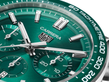  Shop Authentic Tag Heuer Carrera Chronograph 44mm Green Dial Green Steel Strap Watch for Men - CBN2A1N.FT6238 - Luxxuri