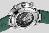  Shop Authentic Tag Heuer Carrera Chronograph 44mm Green Dial Green Steel Strap Watch for Men - CBN2A1N.FT6238 - Luxxuri