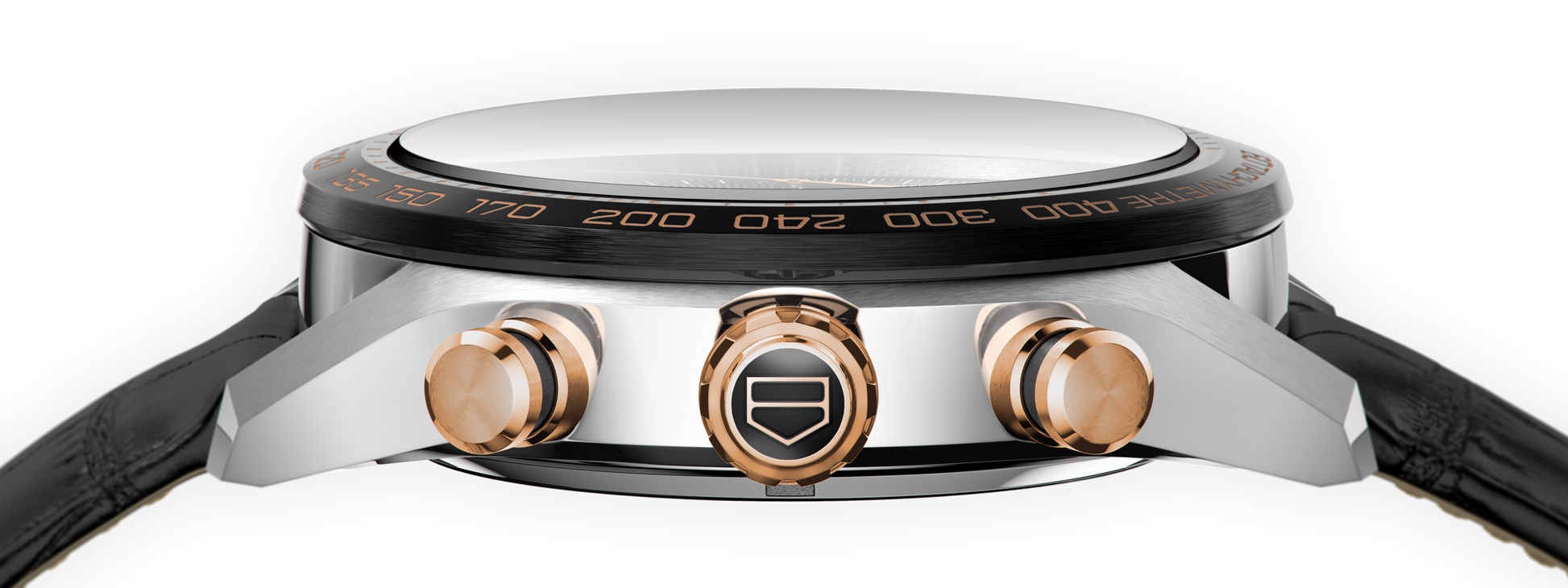  Shop Authentic Tag Heuer Carrera Chronograph Black Dial Black Leather Strap Watch for Men - CBN2A5A.FC6481 - Luxxuri