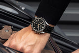  Shop Authentic Tag Heuer Carrera Chronograph Black Dial Black Leather Strap Watch for Men - CBN2A5A.FC6481 - Luxxuri