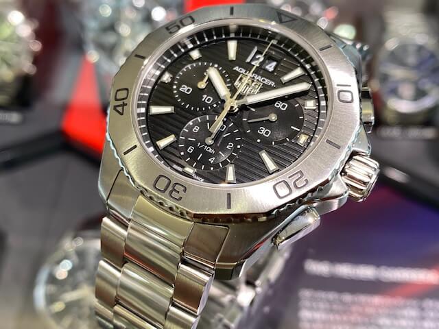  Shop Authentic Tag Heuer Aquaracer Professional 200 Date Black Dial Silver Steel Strap Watch for Men - CBP1110.BA0627 - Luxxuri