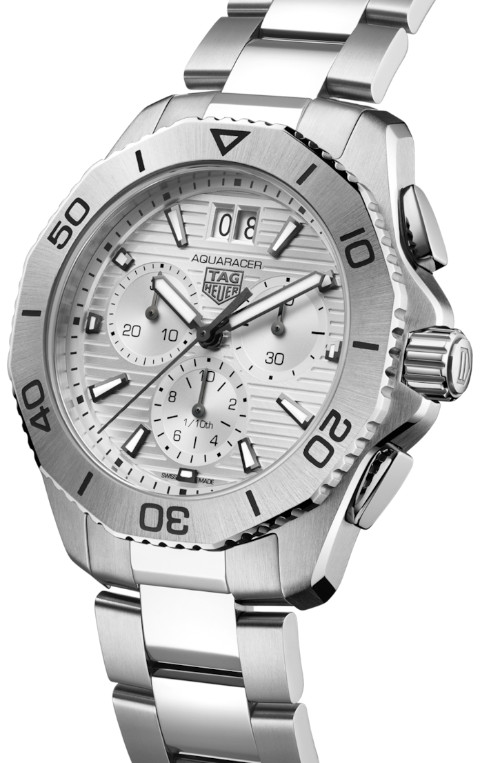  Shop Authentic Tag Heuer Aquaracer Professional 200 Date White Dial Silver Steel Strap Watch for Men - CBP1111.BA0627 - Luxxuri