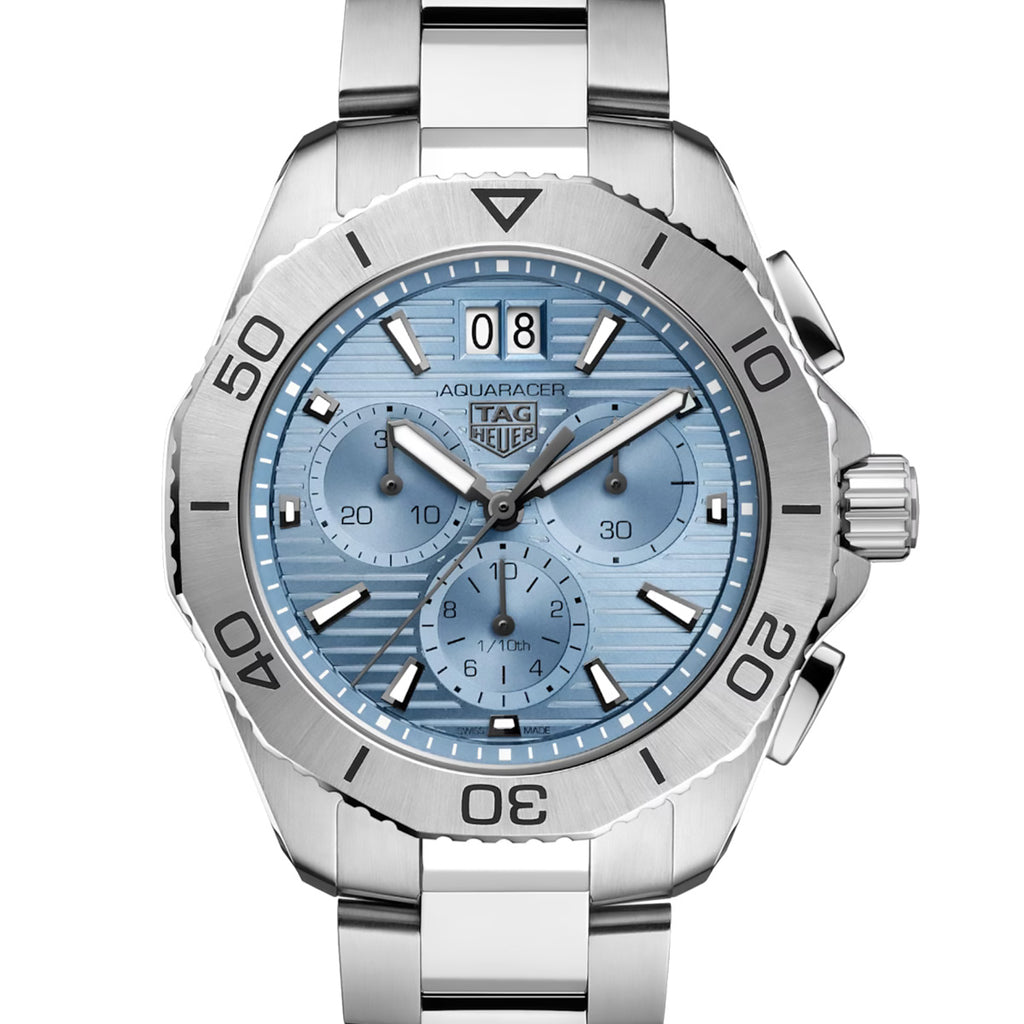  Shop Authentic Tag Heuer Aquaracer Professional 200 Date Blue Dial Silver Steel Strap Watch for Men - CBP1112.BA0627 - Luxxuri