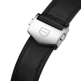  Shop Authentic Tag Heuer Carrera Automatic Chronograph Black Dial Black Leather Strap Watch for Men - CBS2210.FC6534 - Luxxuri