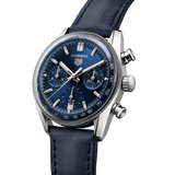  Shop Authentic Tag Heuer Carrera Chronograph Blue Dial Blue Leather Strap Watch for Men - CBS2212.FC6535 - Luxxuri