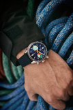  Shop Authentic Tag Heuer Carrera Skipper Automatic Chronograph Blue Dial Blue Nylon Strap Watch for Men - CBS2213.FN6002 - Luxxuri
