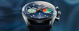  Shop Authentic Tag Heuer Carrera Skipper Automatic Chronograph Blue Dial Blue Nylon Strap Watch for Men - CBS2213.FN6002 - Luxxuri