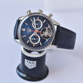  Shop Authentic Tag Heuer Carrera Chronograph Black Dial Black Leather Strap Watch for Men - CBN201C.FC6542 - Luxxuri