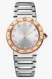  Shop Authentic Bvlgari Bvlgari Bvlgari Lady Diamonds Silver Dial Silver Steel Strap Watch for Women - BVLGARI103577 - Luxxuri