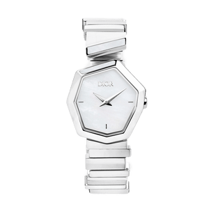  Shop Authentic Dior Gem Dior Mother of Pearl Dial Silver Steel Strap Watch for Women - CD18111X1073 - Luxxuri