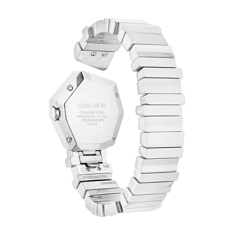 Shop Authentic Dior Gem Dior Mother of Pearl Dial Silver Steel Strap Watch for Women - CD18111X1073 - Luxxuri