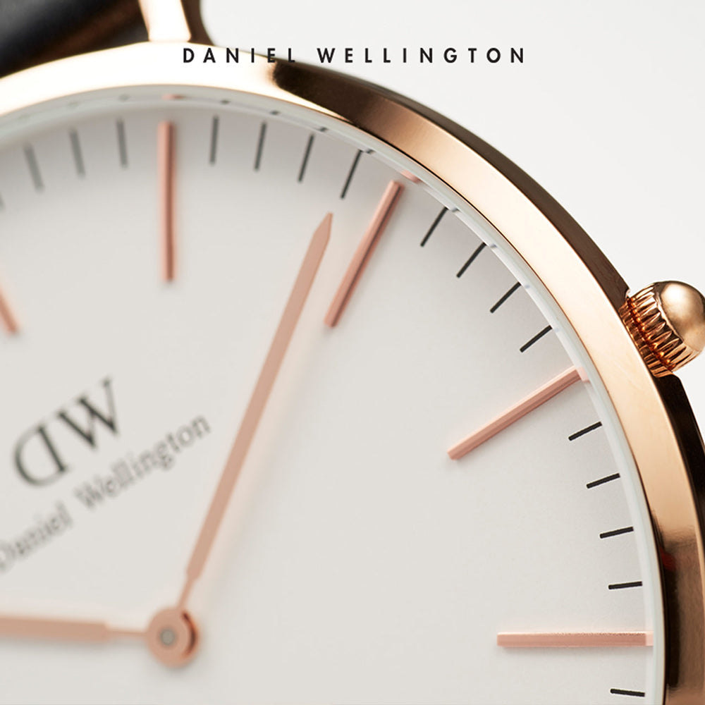  Shop Authentic Daniel Wellington Petite Reading White Dial Black Leather Strap Watch For Women - DW00100173 - Luxxuri