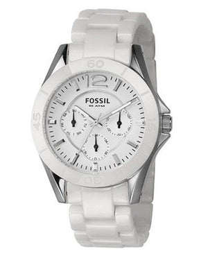  Shop Authentic Fossil Ceramic White Dial White Ceramic Strap Watch for Women - CE1002 - Luxxuri