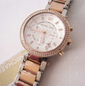  Shop Authentic Michael Kors Parker White Dial Two Tone Steel Strap Watch for Women - MK5820 - Luxxuri