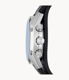  Shop Authentic Fossil Coachman Chronograph Blue Dial Black Leather Strap Watch for Men - CH2564 - Luxxuri