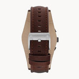  Shop Authentic Fossil Coachman Chronograph White Dial Brown Leather Strap Watch for Men - CH2890 - Luxxuri