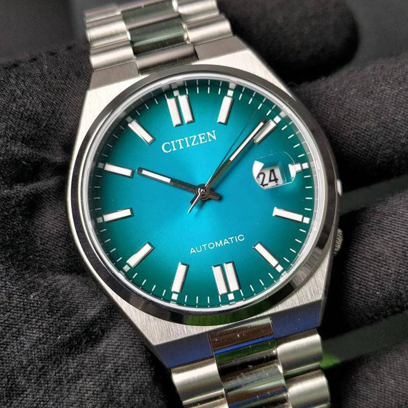 Citizen Tsuyosa Automatic Blue Dial Silver Steel Strap Watch For Men - NJ0151-88X