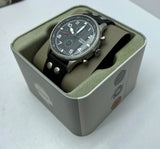 Shop Authentic Fossil Retro Pilot Chronograph Black Dial Black Leather Strap Watch for Men - FS5806 - Luxxuri