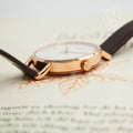  Shop Authentic Calvin Klein Even White Dial Brown Leather Strap Watch for Women - K7B236G6 - Luxxuri