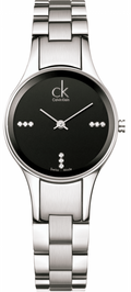  Shop Authentic Calvin Klein Simplicity Diamonds Black Dial Silver Steel Strap Watch for Women - K4323102 - Luxxuri