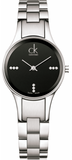  Shop Authentic Calvin Klein Simplicity Diamonds Black Dial Silver Steel Strap Watch for Women - K4323102 - Luxxuri