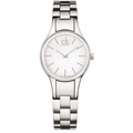  Shop Authentic Calvin Klein Simplicity White Dial Silver Steel Strap Watch for Women - K4323126 - Luxxuri