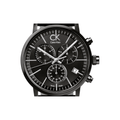  Shop Authentic Calvin Klein Post Minimal Chronograph Black Dial Black Leather Strap Watch for Men - K7627401 - Luxxuri