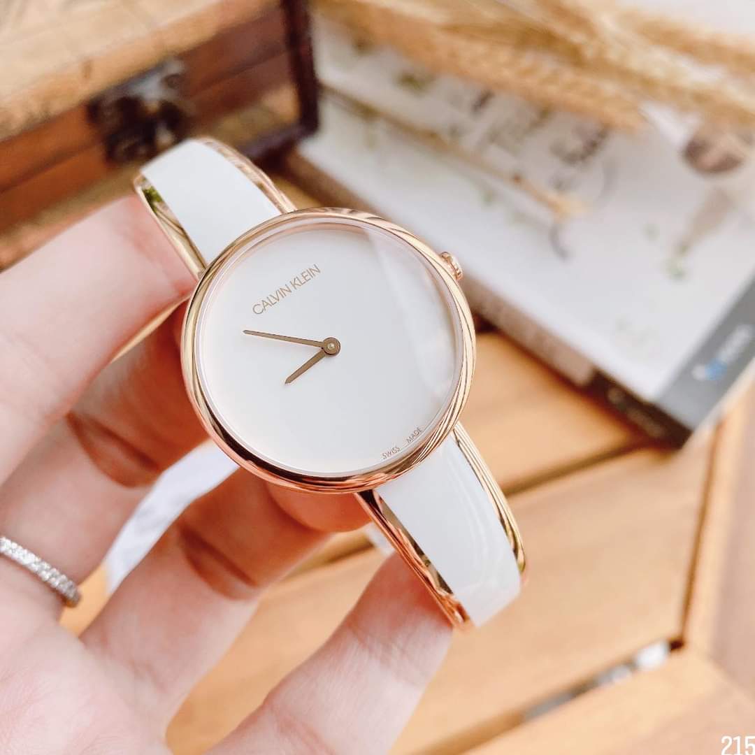  Shop Authentic Calvin Klein Seduce White Dial Two Tone Steel Strap Watch for Women - K4E2N616 - Luxxuri